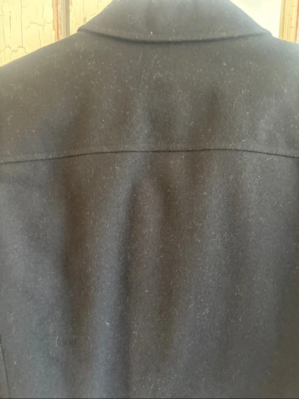 J. Crew Black Wool Zip-Front Pea Coat - Picture 7 of 8